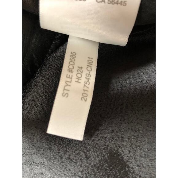 J. Crew Dress Pants Feather Trim Hem Mid Rise Flare Leg Cropped Black NWT 10 - Picture 8 of 9